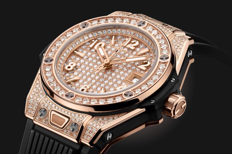 Hublot Big Bang ONE CLICK KING GOLD FULL PAV¨¦ Ref# 485.OX.9000.RX.1604 - Image 3
