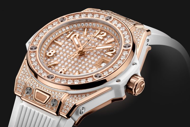 Hublot Big Bang ONE CLICK KING GOLD WHITE FULL PAV¨¦ Ref# 485.OE.9000.RW.1604 - Image 3