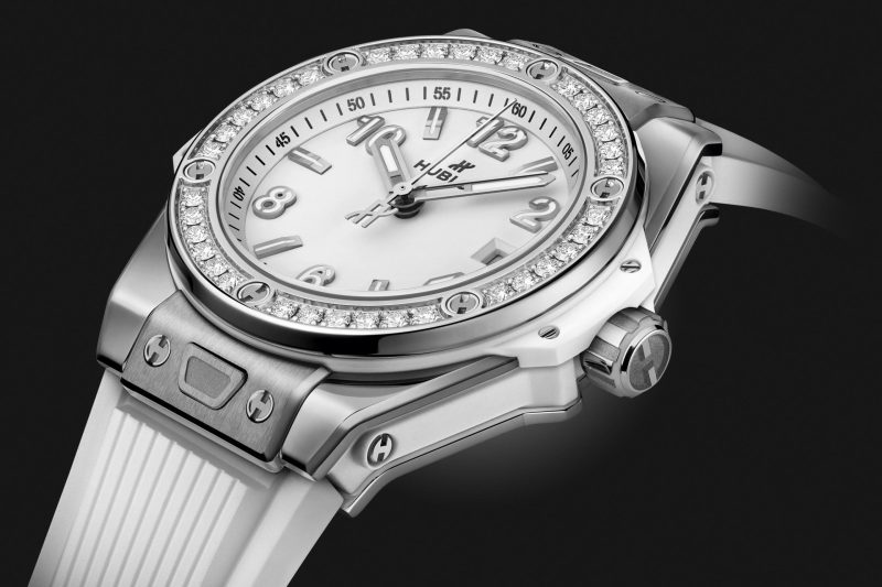 Hublot Big Bang ONE CLICK STEEL WHITE DIAMONDS Ref# 485.SE.2010.RW.1204 - Image 4