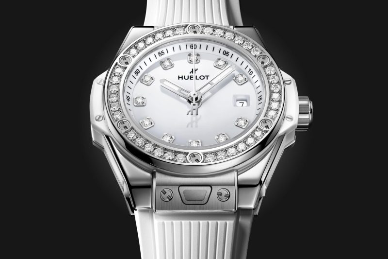 Hublot Big Bang ONE CLICK STEEL WHITE DIAMONDS Ref# 485.SE.2210.RW.1204 - Image 3