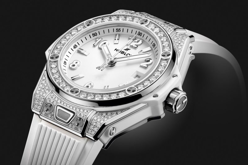 Hublot Big Bang ONE CLICK STEEL WHITE PAV¨¦ Ref# 485.SE.2010.RW.1604 - Image 4