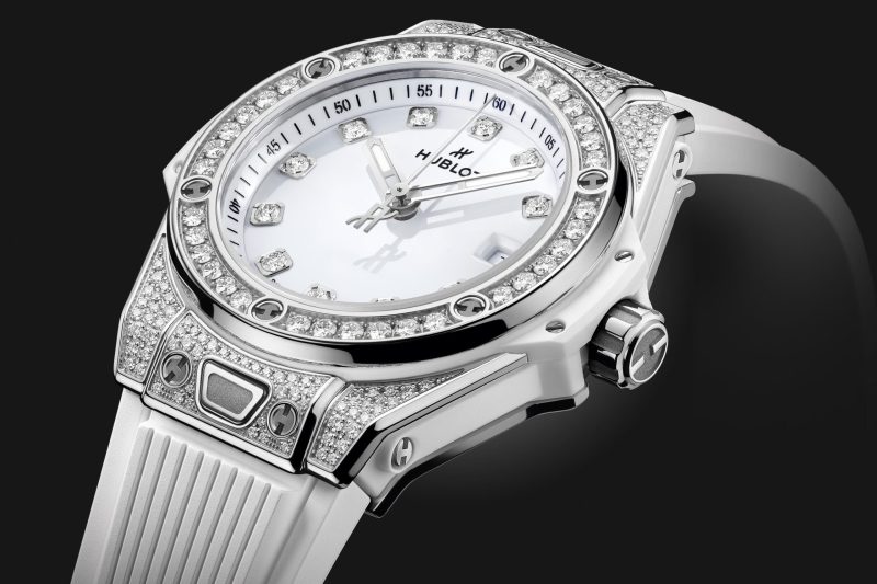 Hublot Big Bang ONE CLICK STEEL WHITE PAV¨¦ Ref# 485.SE.2210.RW.1604 - Image 5
