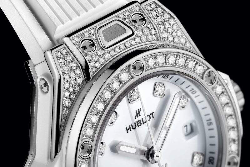 Hublot Big Bang ONE CLICK STEEL WHITE PAV¨¦ Ref# 485.SE.2210.RW.1604 - Image 4