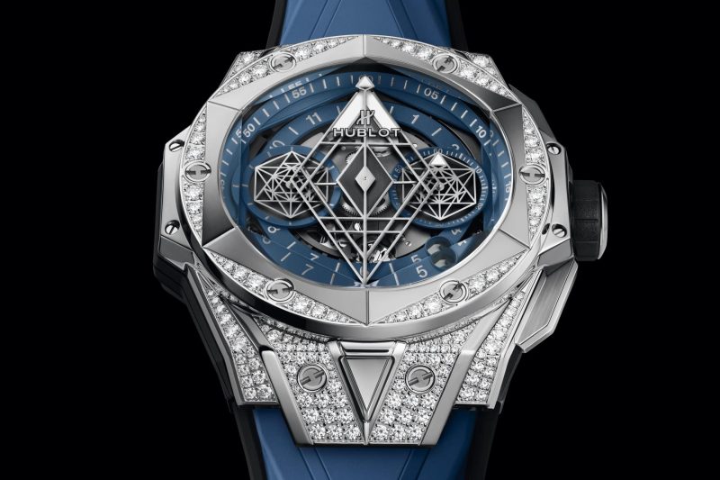 Hublot Big Bang SANG BLEU II TITANIUM BLUE PAV¨¦ Ref# 418.NX.5107.RX.1604.MXM20 - Image 3