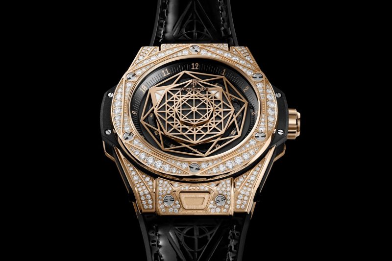 Hublot Big Bang SANG BLEU KING GOLD PAV¨¦ Ref# 465.OS.1118.VR.1704.MXM18 - Image 3