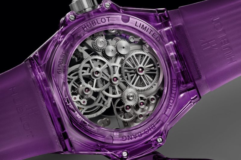 Hublot Big Bang TOURBILLON AUTOMATIC PURPLE SAPPHIRE Ref# 429.JM.0120.RT - Image 4