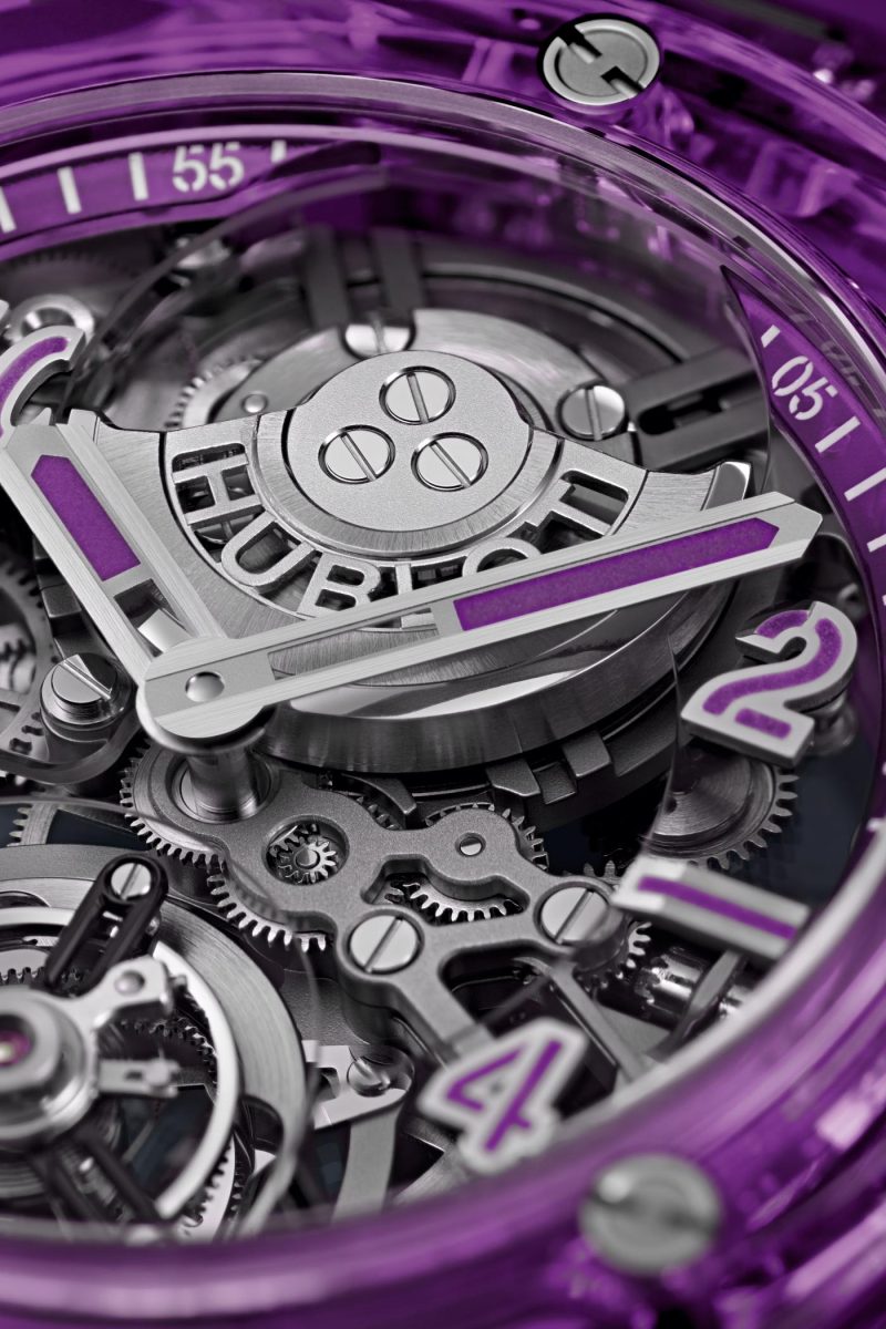 Hublot Big Bang TOURBILLON AUTOMATIC PURPLE SAPPHIRE Ref# 429.JM.0120.RT - Image 5
