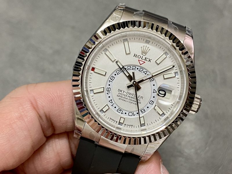 Rolex Sky Dweller 42 White Dial Oysterflex M336239 0003 - Image 5
