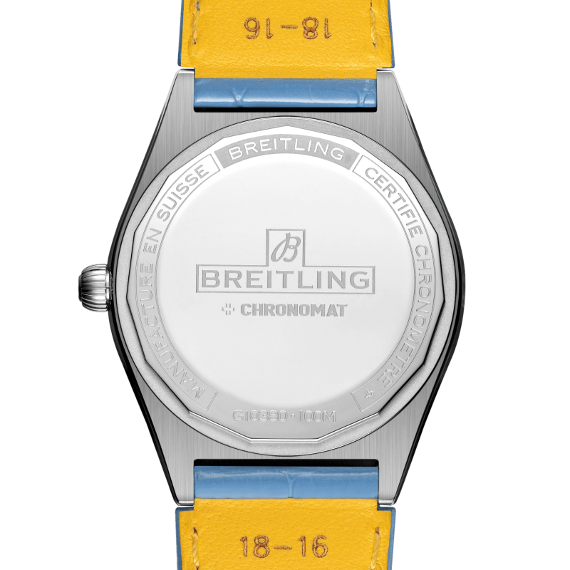 Breitling Chronomat Automatic 36 South Sea, Stainless Steel, 18k White Gold, Diamonds and Gem, Ref# G10380611C1P1, Unworn 2024 - Image 4