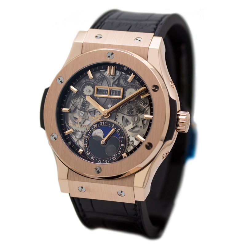 Hublot Classic Fusion Aerofusion Moonphase King Gold 42mm, Ref# 547.OX.0180.LR - Image 4