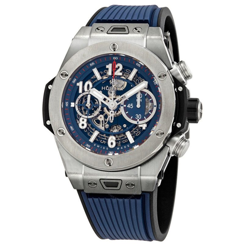 Hublot Big Bang, Unico Titanium Blue, 42mm, Ref# 441.NX.5179.RX - Image 4