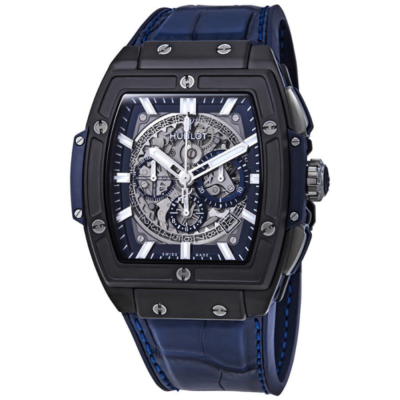 Hublot Spirit of Big Bang Ceramic Blue 45mm, Ref# 601.CI.7170.LR - Image 4