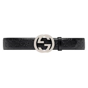 GUCCI SIGNATURE LEATHER BELT-B0145