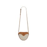MONOGRAMME CŒUR BAG IN CANVAS AND VINTAGE LEATHER – WBY15