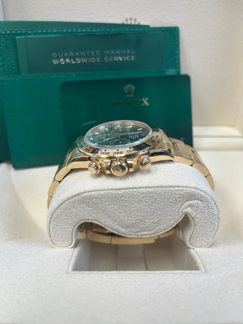 Rolex Daytona 40mm Gold Cosmograph Green Dial 116508 - Image 3