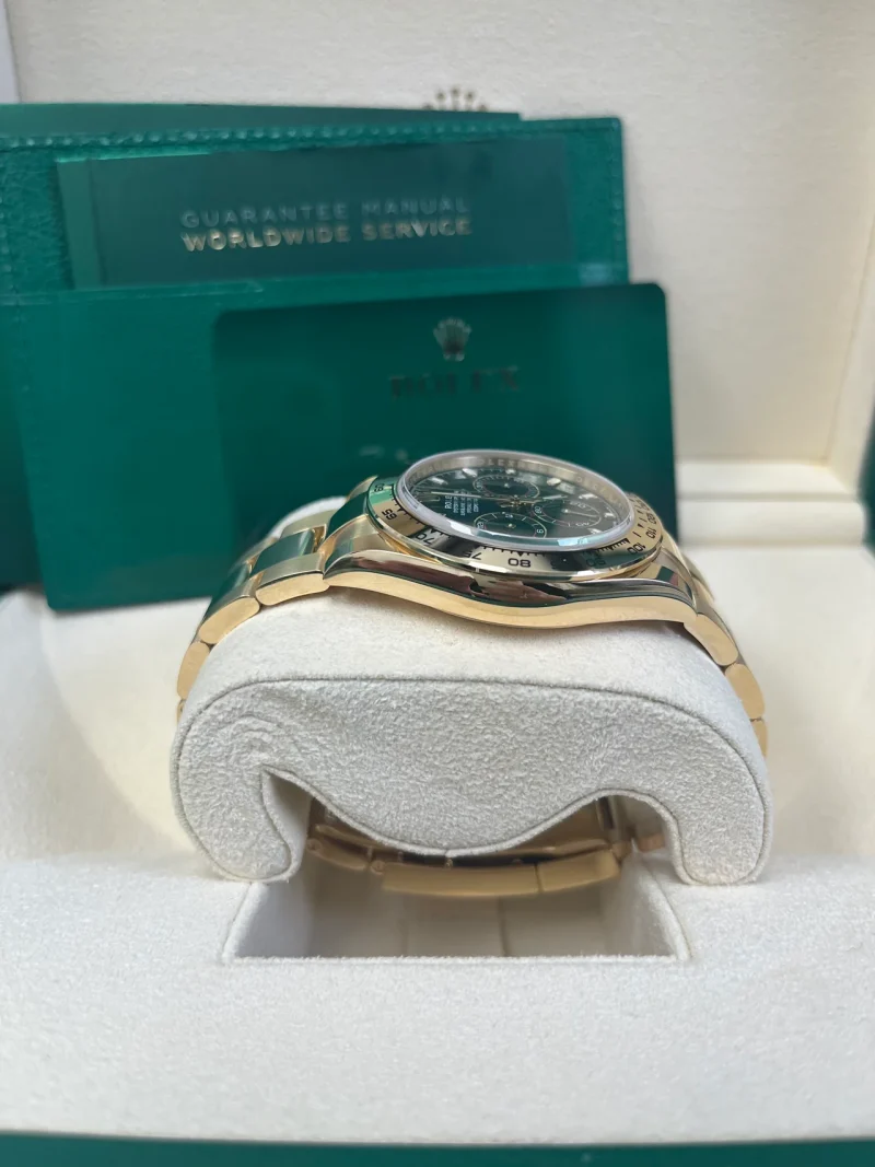 Rolex Daytona 40mm Gold Cosmograph Green Dial 116508 - Image 5