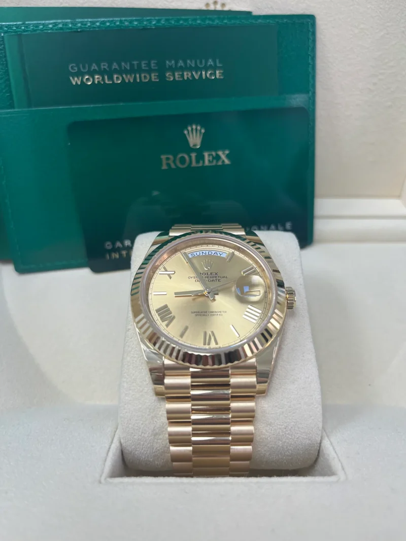 Rolex Day-Date 40 Solid 18k Gold Watch 228238 - Image 2
