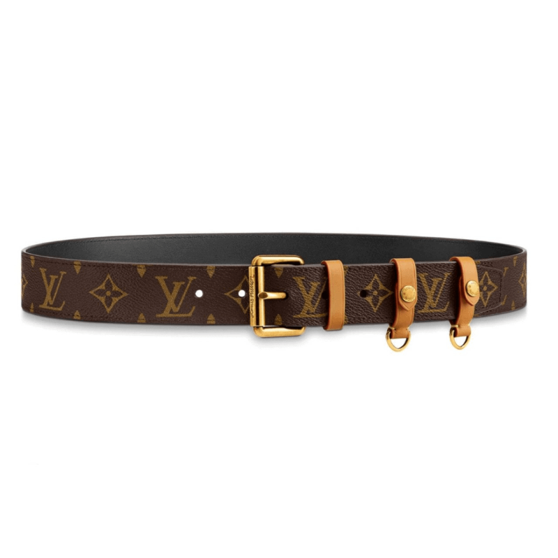 LOUIS VUITTON SIGNATURE BELT MONOGRAM 35MM BROWN ¨C B112