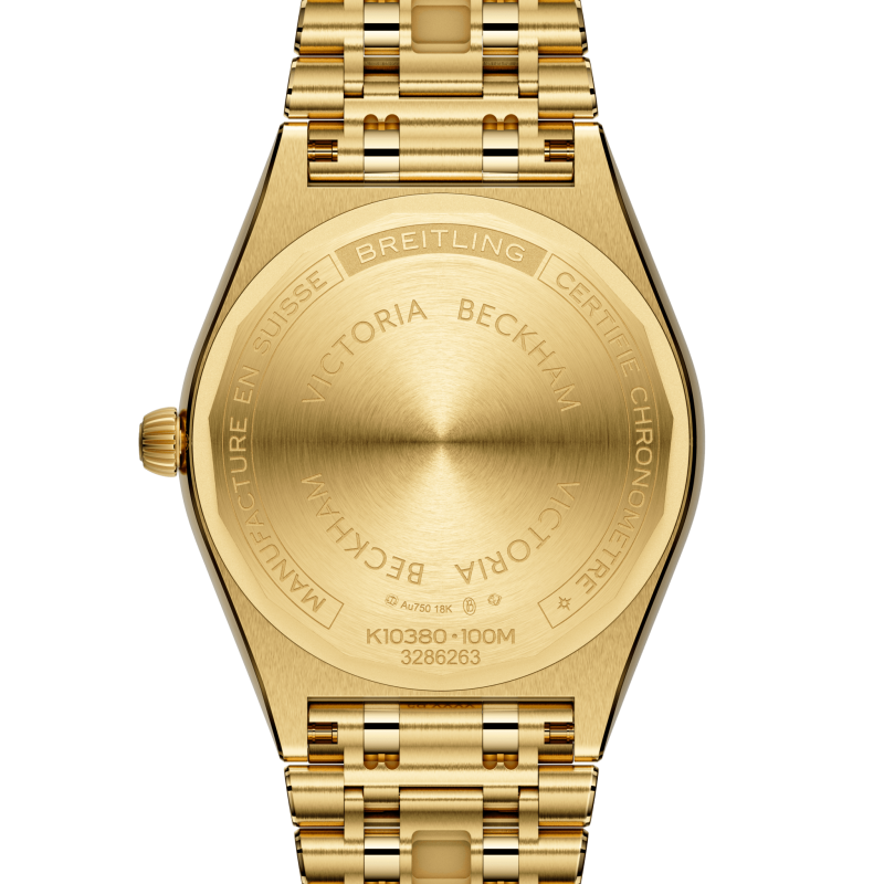 Breitling Chronomat Automatic 36 Victoria Beckham, 18k Yellow Gold, Ref# K103801A1C1K1, Unworn 2024 - Image 4