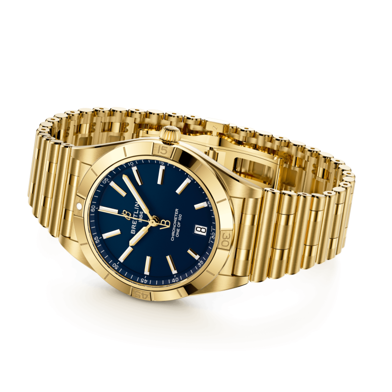 Breitling Chronomat Automatic 36 Victoria Beckham, 18k Yellow Gold, Ref# K103801A1C1K1, Unworn 2024 - Image 3
