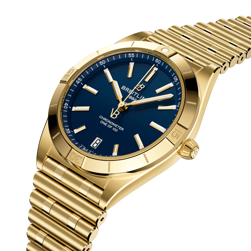 Breitling Chronomat Automatic 36 Victoria Beckham, 18k Yellow Gold, Ref# K103801A1C1K1, Unworn 2024 - Image 2
