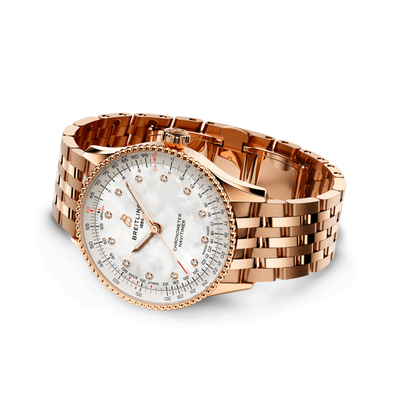 Breitling Navitimer Automatic 36, Small-scale traceable 18k Red Gold, Ref# R17327211A1R1, Unworn 2024 - Image 3
