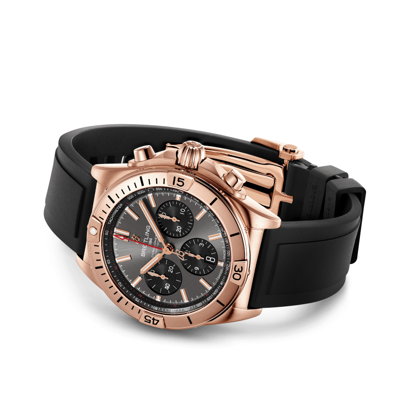 Breitling Chronomat B01 42, 18k Red Gold, Ref# RB0134101B1S1, Unworn 2024 - Image 3