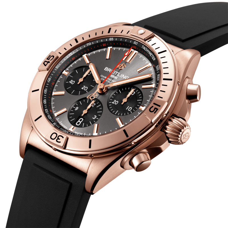 Breitling Chronomat B01 42, 18k Red Gold, Ref# RB0134101B1S1, Unworn 2024 - Image 2