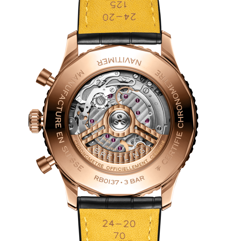 Breitling Navitimer B01 Chronograph 46, 18k Red Gold, Ref# RB0137241L1P1, Unworn 2024 - Image 4