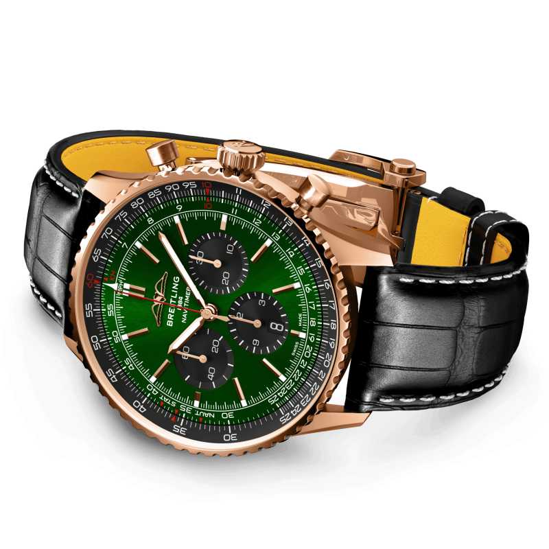 Breitling Navitimer B01 Chronograph 46, 18k Red Gold, Ref# RB0137241L1P1, Unworn 2024 - Image 3