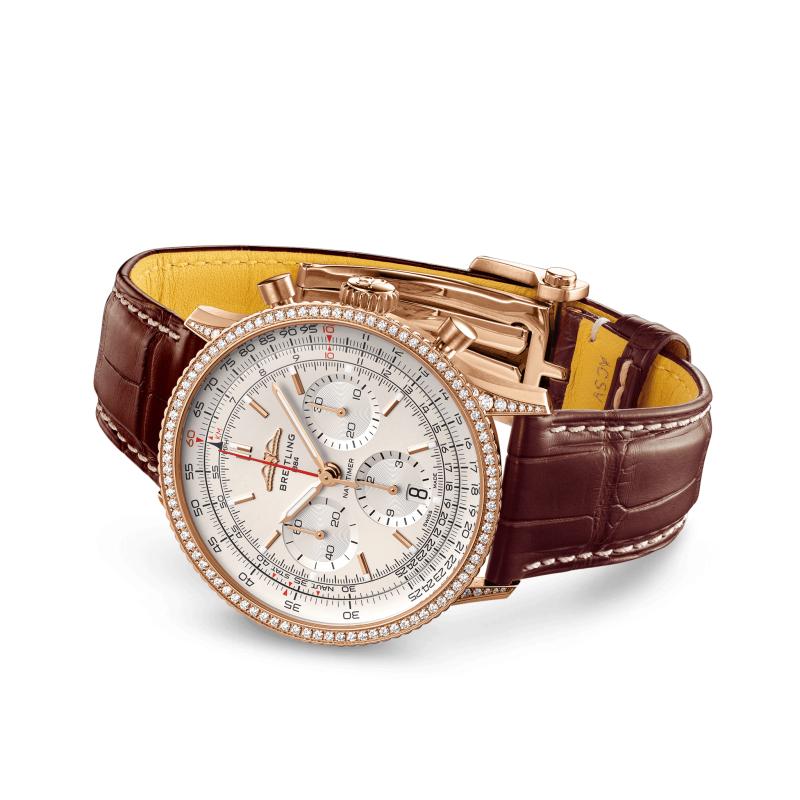 Breitling Navitimer B01 Chronograph 41, 18k Red Gold, Ref# RB0139631G1P1, Unworn 2024 - Image 3