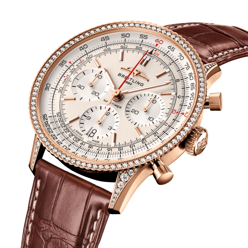 Breitling Navitimer B01 Chronograph 41, 18k Red Gold, Ref# RB0139631G1P1, Unworn 2024 - Image 2