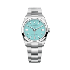 Rolex Perpetual 36mm Turquoise blue Dial Oyster watch 126000