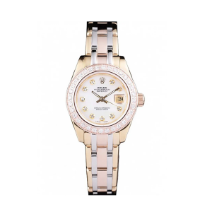Rolex Datejust 28mm Rose White Dial RL42