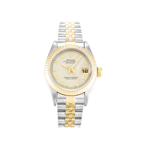 Rolex Lady-Datejust 26mm Ivory Pyramid Dial 69173