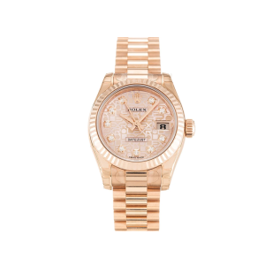 Rolex Lady-Datejust 26mm Rose Dial 179175