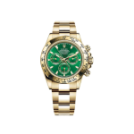 Rolex Daytona 40mm Gold Cosmograph Green Dial 116508