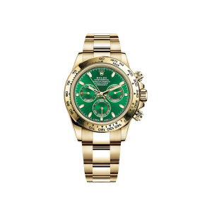 Rolex Daytona 40mm Gold Cosmograph Green Dial 116508