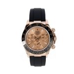 Rolex Daytona 40mm Gold Pink Diamond Dial 116515LN