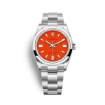 Rolex Perpetual 36mm Red Dial Oyster watch 126000