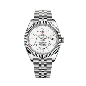 Rolex Sky-Dweller 42mm Steel Jubilee White Dial  Mens Watch 326934