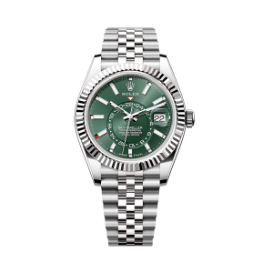 Rolex Sky-Dweller 42mm Steel Green Jubilee 336934