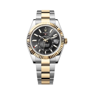 Rolex Sky-Dweller 42mm Two-Tone Black Oyster 326933