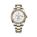 Rolex Sky-Dweller 42mm Two-Tone White Oyster 326933