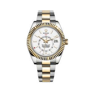 Rolex Sky-Dweller 42mm Two-Tone White Oyster 326933
