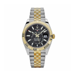 Rolex Sky-Dweller 42mm Two-Tone Black Jubilee Mens 326399