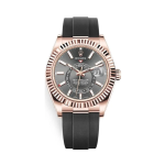 Rolex Sky-Dweller 42mm Rose Gold  Dark Rhodium Dial ¨C Oysterflex 326235