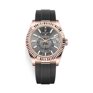 Rolex Sky-Dweller 42mm Rose Gold  Dark Rhodium Dial ¨C Oysterflex 326235
