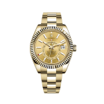 Rolex Sky-Dweller 42mm Gold Champagne Oyster Dial 326938