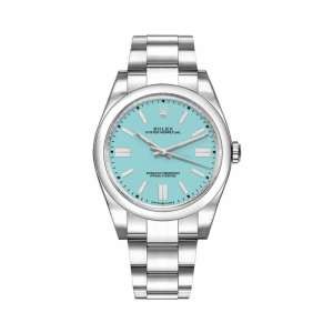 Rolex Perpetual 41mm Turquoise Blue Dial Oyster Men¡¯s Watch 124300